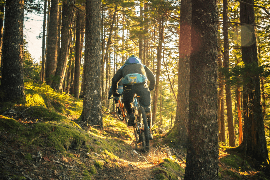 Mountain biking